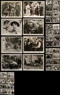 2m312 LOT OF 46 WARD BOND 8X10 STILLS '30s-50s great scenes from a variety of his movies!