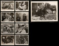 2m415 LOT OF 9 JIM BANNON 8X10 STILLS '40s-50s great scenes from a variety of his movies!