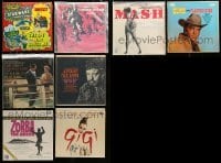 2m123 LOT OF 8 33 1/3 RPM MOVIE SOUNDTRACK RECORDS '50s-70s music from a variety of movies!