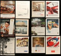 2m170 LOT OF 12 FORTUNE MAGAZINE PAGES WITH INDUSTRIAL AND ARCHITECTURAL ADS '30s-40s cool!