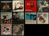 2m112 LOT OF 10 SHRINKWRAPPED 33 1/3 RPM MOVIE SOUNDTRACK RECORDS '60s-70s never opened or used!