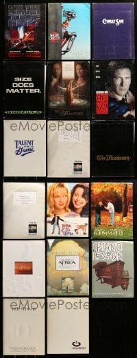 2m143 LOT OF 16 PRESSKITS '82 - '00 containing a total of 128 8x10 stills in all!