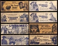 2m040 LOT OF 8 MOVIE FRAME TOPPERS '50s great images from a variety of different movies!