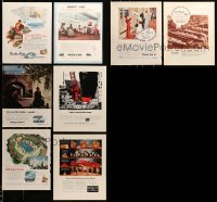 2m180 LOT OF 8 FORTUNE MAGAZINE PAGES WITH SHIP AND CRUISE LINE ADS '30s-40s cool images!