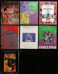 2m188 LOT OF 7 EXECUTIVE COLLECTIBLES AUCTION CATALOGS '95-98 filled with great images!
