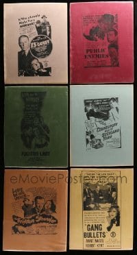 2m183 LOT OF 6 SHRINKWRAPPED LOCAL THEATER HERALDS '30s-50s great images from a variety of movies!