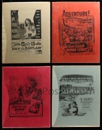 2m182 LOT OF 4 SHRINKWRAPPED LOCAL THEATER WESTERN HERALDS '40s-50s images from a variety of movies!