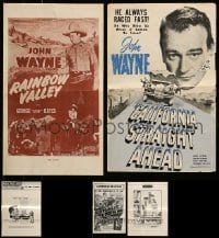 2m488 LOT OF 5 UNCUT JOHN WAYNE PRESSBOOKS '40s-60s advertising images from a variety of movies!