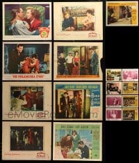 2m204 LOT OF 17 1940S-50S LOBBY CARDS FROM JAMES STEWART MOVIES '40s-50s great movie scenes!
