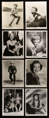 2m430 LOT OF 8 8X10 STILLS '40s-90s great portraits from a variety of different movies!