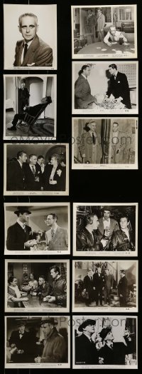 2m396 LOT OF 12 PAUL STEWART 8X10 STILLS '40s-50s great scenes from a variety of movies!