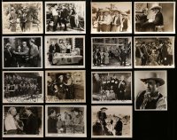 2m378 LOT OF 15 WESTERN 8X10 STILLS '30s-50s great scenes with several cowboy heroes!