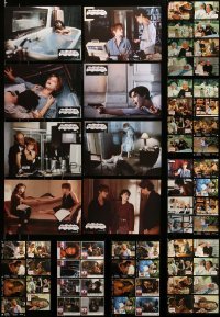 2m096 LOT OF 64 NON-U.S. LOBBY CARDS '70s-90s complete & incomplete sets from a variety of movies!