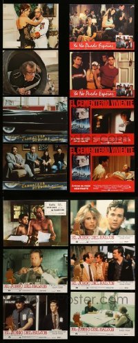 2m095 LOT OF 38 NON-U.S. LOBBY CARDS '60s-90s great images from a variety of different movies!