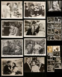 2m326 LOT OF 33 CLAUDETTE COLBERT 8X10 STILLS '40s-50s scenes from a variety of different movies!
