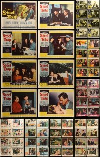 2m215 LOT OF 80 LOBBY CARDS '50s-60s ten complete sets of 8 from a variety of different movies!