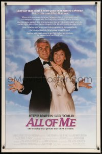 2p034 ALL OF ME 1sh '84 wacky Steve Martin, Lily Tomlin, the comedy that proves one's a crowd!