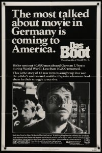 2p194 DAS BOOT advance 1sh '82 The Boat, Wolfgang Petersen German WWII submarine classic!