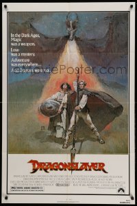 2p221 DRAGONSLAYER 1sh '81 in the Dark Ages, dragons were real, not a fantasy!