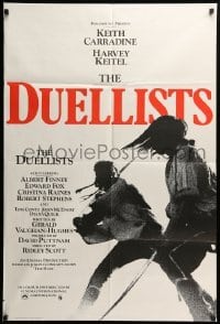 2p225 DUELLISTS English 1sh '77 Ridley Scott, Keith Carradine, Harvey Keitel, cool fencing image!