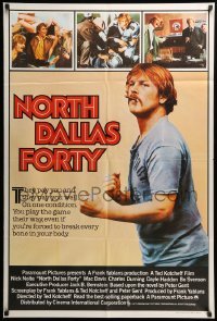 2p612 NORTH DALLAS FORTY English 1sh '79 Nick Nolte, Bo Svenson, Mac Davis, Texas football!