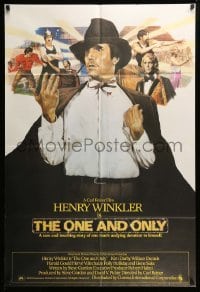 2p633 ONE & ONLY English 1sh '78 Henry Winkler, Herve Villechaize, Kim Darby, art of top cast!