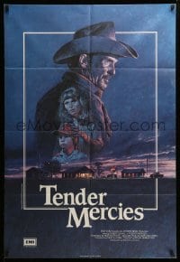 2p854 TENDER MERCIES English 1sh '83 Beresford, different Bysouth art of Best Actor Robert Duvall!