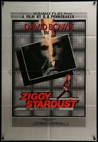2p998 ZIGGY STARDUST & THE SPIDERS FROM MARS English 1sh '83 glam rock, images of David Bowie!