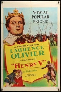 2p348 HENRY V 1sh R50 Laurence Olivier & Renee Asherson, William Shakespeare!