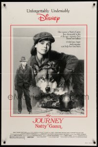 2p436 JOURNEY OF NATTY GANN 1sh '85 Walt Disney, Meredith Salenger, John Cusack!