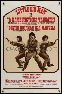 2p492 LITTLE BIG MAN style B 1sh '71 Dustin Hoffman is the most neglected hero in history!