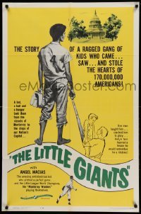 2p514 LOS PEQUENOS GIGANTES 1sh '61 art of little league baseball players, The Little Giants!
