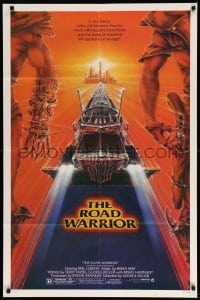 2p535 MAD MAX 2: THE ROAD WARRIOR 1sh '82 Mel Gibson returns in the title role, art by Commander!