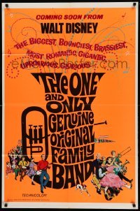 2p635 ONE & ONLY GENUINE ORIGINAL FAMILY BAND advance 1sh '68 laughingest star-spangled hullabaloo!