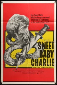 2p743 SADIST 1sh R71 Hall Jr., Sweet Baby Charlie, incredible art of knife through snake's head!