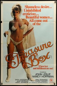 2p908 TREASURE BOX 1sh '79 it has shameless desire, uninhibited eroticism & beautiful women!