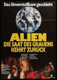 2r557 ALIEN 2 German '82 Italian sci-fi ripoff unrelated to Alien, wacky!