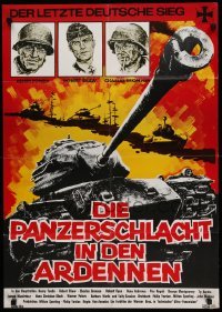 2r568 BATTLE OF THE BULGE German R77 Henry Fonda, Robert Shaw, cool different tank art!