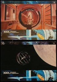 2r139 2001: A SPACE ODYSSEY 2 German LCs R78 Stanley Kubrick, sci-fi border art by Bob McCall!