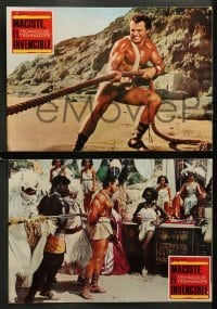 2r070 MOLE MEN AGAINST THE SON OF HERCULES 12 Spanish LCs '72 Mark Forest in title role!