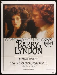 2s626 BARRY LYNDON French 1p R80s Ryan O'Neal & Marisa Berenson, directed by Stanley Kubrick!