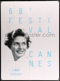 2s657 CANNES FILM FESTIVAL 2015 French 1p '15 great headshot of Ingrid Bergman by David Seymour!