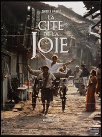 2s666 CITY OF JOY French 1p '92 Patrick Swayze helps the poor people in India, Roland Joffe!