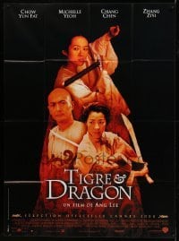 2s678 CROUCHING TIGER HIDDEN DRAGON French 1p '00 Ang Lee kung fu masterpiece, Chow Yun Fat, Yeoh!