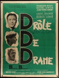 2s703 DROLE DE DRAME French 1p R59 Marcel Carne classic, different image of top stars!
