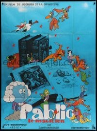 2s720 FABLIO LE MAGICIEN French 1p '69 Fablio Le Magicien, great cartoon montage art by P. Ludo!