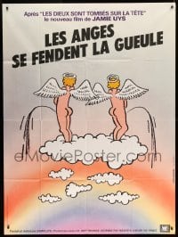 2s740 FUNNY PEOPLE 2 French 1p '83 Jamie Uys, different Lynch-Guillotin art of angels urinating!