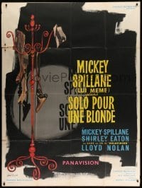 2s746 GIRL HUNTERS French 1p '65 Mickey Spillane pulp fiction, different art by Vanni Tealdi!