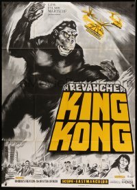 2s793 KING KONG ESCAPES French 1p '68 Ishiro Honda Kingukongu no Gyakushu, different giant ape art!