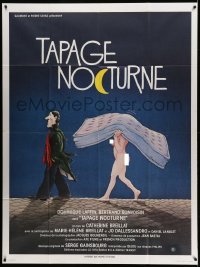 2s851 NOCTURNAL UPROAR French 1p '79 Catherine Breillat's Tapage nocturne, sexy art by Blachon!